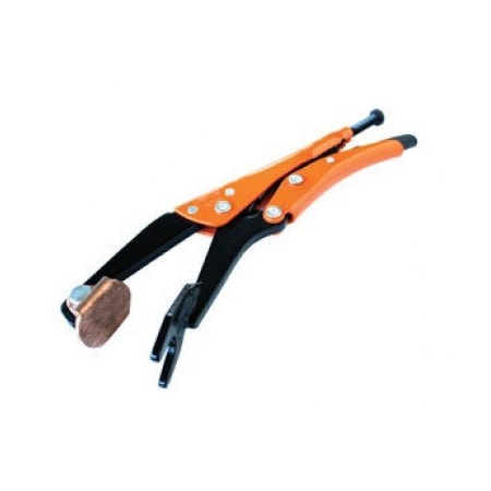 Grip-On Locking Pliers 6" SWIVEL TIPS-BENT-ORANGE GR13709